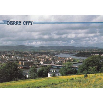 Derry City Northern Ireland Postcard unused VGC
