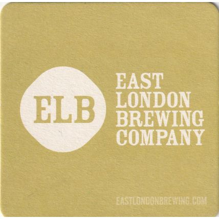 BEER MAT - EAST LONDON BREWING CO (LONDON) - (Cat 004) - (2018)