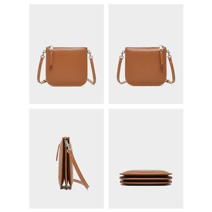Women Genuine Leather Totes Shoulder Bag Purses and Handbags Brown