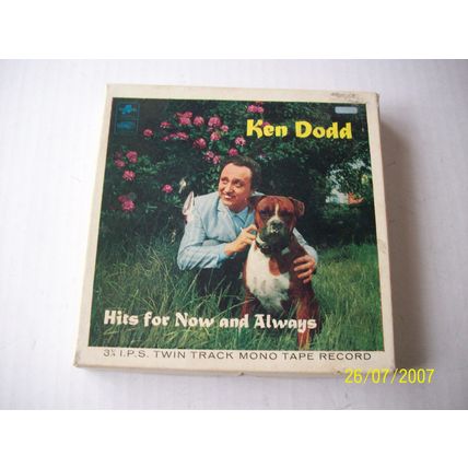 Ken Dodd-Hits for Now & Always . Reel to Reel Tape Boxed 4" tape