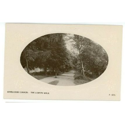 POSTCARD Wimbledon Common The Lovers Walk - Hutchinson Real Photographic Series