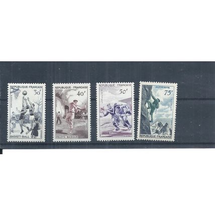 France stamps. 1956 Sports MH SG 1297 - 1300 (AP576)