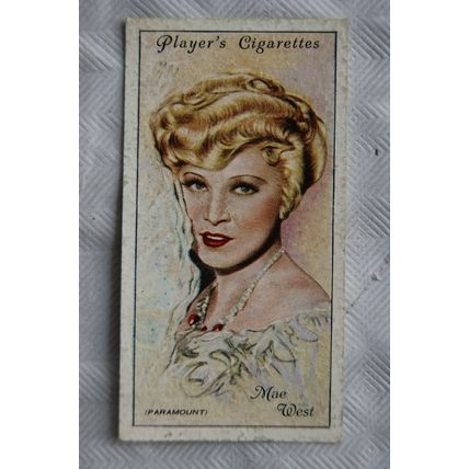 1934 Players Film Stars 2nd Series No. 47 Mae West