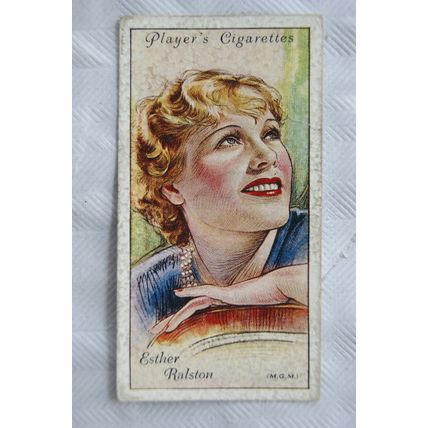 1934 Players Film Stars 2nd Series No. 37 Esther Ralston