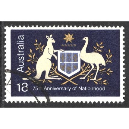 AUSTRALIA 1976: 75th ANNIVERSARY OF NATIONHOOD - 18c USED (G3)
