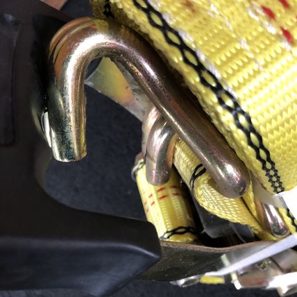 PROGRIP 310701 Heavy Duty 27' Ratchet Strap Yellow Tie Down W/ Large Bar Handle