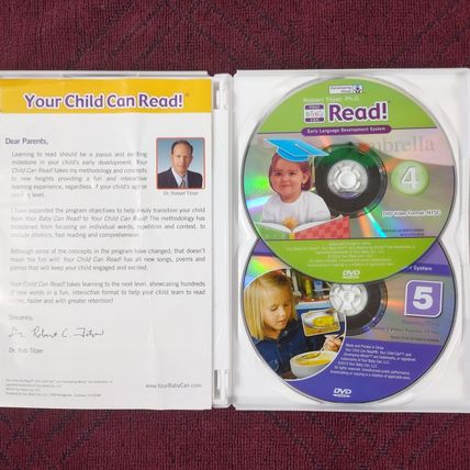 Your Child Can Read! by Robert Titzer-Developing Minds 2009-5 DVD Set Used