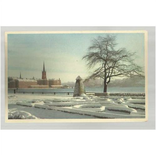 Sweden STOCKHOLM Vinterstamning Stradhustradgarden Postcard (125)