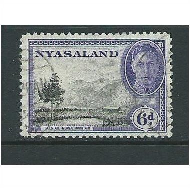 nyasaland stamps sg150 6d used d