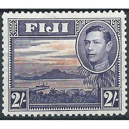 Fiji 1938 SG264 2/- Violet & Orange Mounted Mint ....