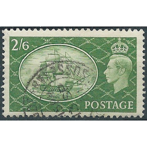 1951 SG509 2/6d Yellow-GreenFine Used .. .