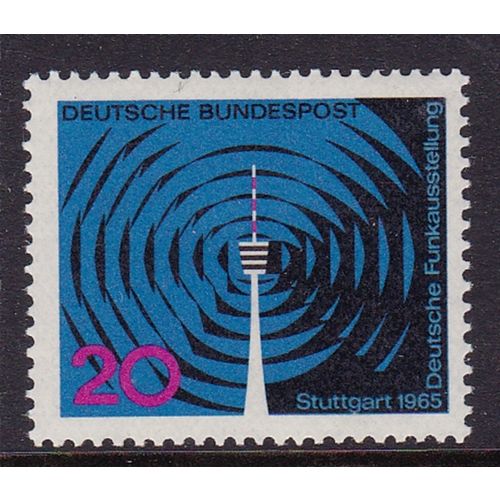 GERMANY 1965 RADIO EXHIBITION 20pf MNH SG1402
