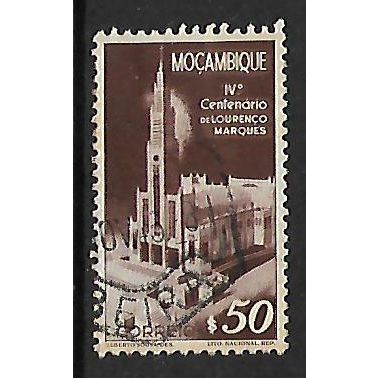 MOZAMBIQUE 1944 50c BROWN SG 383 FINE USED