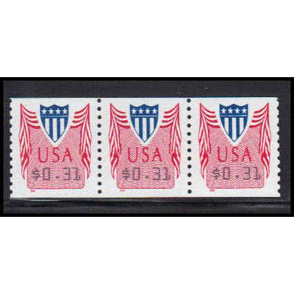 CVP33 31c Shield Very Fine MNH Strip of 3 PA5333