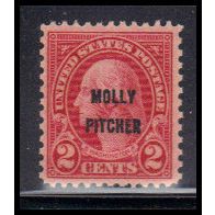 646 2c Molly Pitcher Fine Plus MNH KA8319