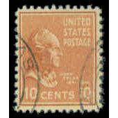 Used 815 10c John Tyler Fine M07932