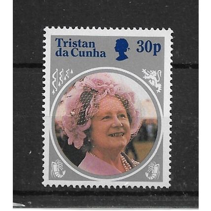 Tristan da Cunha.SG392 30p Queen Elizabeth,Queen Mother.Unmounted Mint.March22