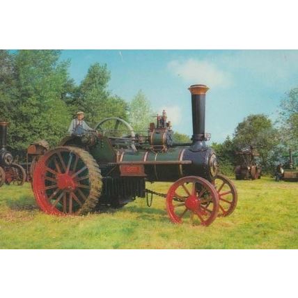 Burrell Traction Engine Fearless Thursford Norfolk Steam Wagon Engine Postcard