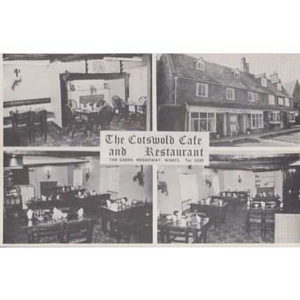 The Cotswold Cafe Worcester Advertising Kitchen Restaurant Postcard