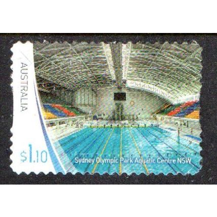 AUSTRALIA: 2020, $1.10 STADIUMS/ARENA'S, OLYMPIC PARK, USED S/A STAMP. 21/22