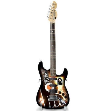PHILADELPHIA FLYERS 1:4 Scale Replica Woodrow NorthEnder Guitar ~Licensed~