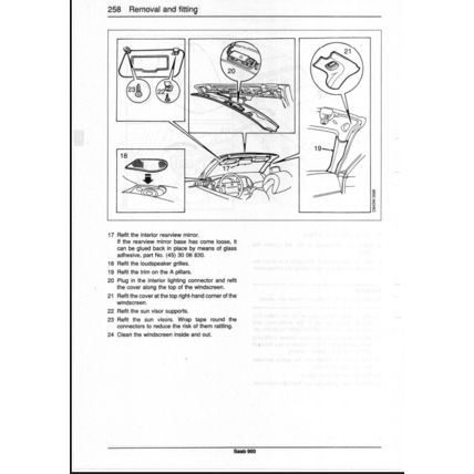 Saab 900 Cabriolet Workshop Manual 1995 1996 199526470 PDF