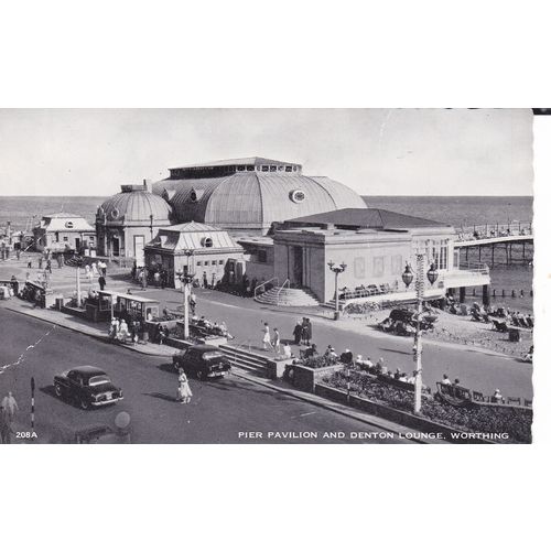 Pier Pavilion and Denton Lounge, Worthing Sussex Postcard (Sx73062)