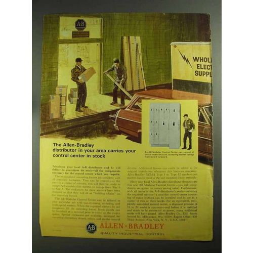 1968 Allen-Bradley AB Modular Control Center Ad