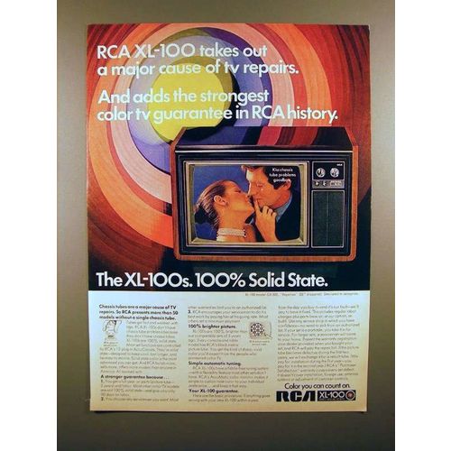 1972 RCA XL-100 Television Ad - Strongest Guarantee!