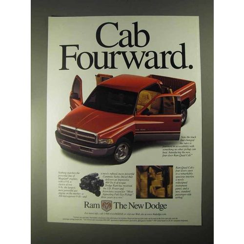 1998 Dodge Ram 1500 Quad Cab Pickup Truck Ad