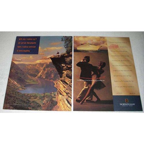 1998 Norwegian Cruise Line Ad - Aversion Overcrowding