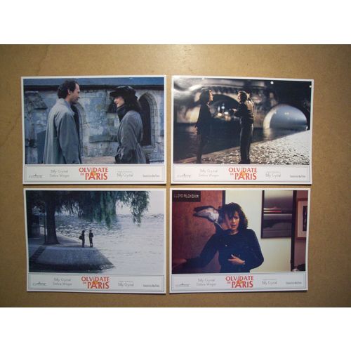 FORGET PARIS Billy Crystal, Debra Winger Spanish Lobby Card Set (12)