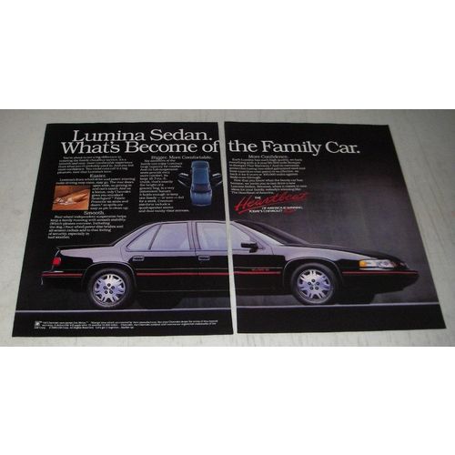 1990 Chevrolet Lumina Sedan Ad - Lumina Sedan. What's become of the family car