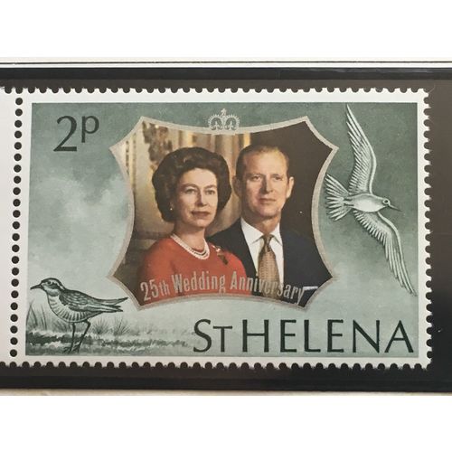 St Helena 1972 Royal Silver Wedding 2p Unmounted Mint MNH SG289 Sc271 stamp bird