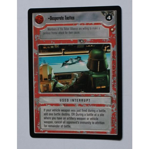 Star Wars CCG: Special Edition Limited # Desperate Tactics (A) 1998 light