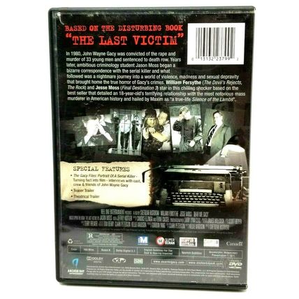 Dear Mr. Gacy William Forsythe / Jesse Moss 2010 Drama DVD (L31)