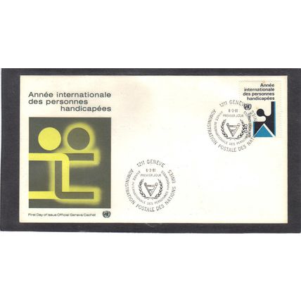 FDC Geneva Cachet 99 40c Disabled (Cachet-U/A) CV00360