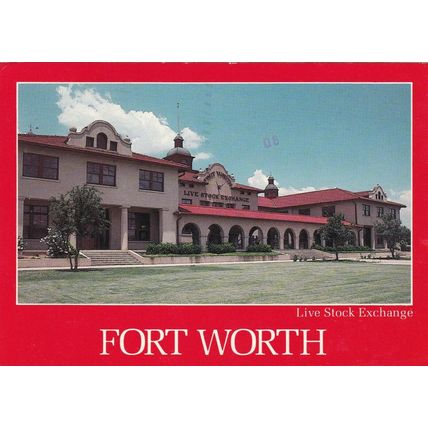 Fort Worth Livestock Exchange United States Postcard 1984 used VGC