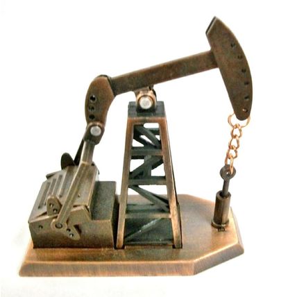 Oil Derrick Die Cast Metal Collectible Pencil Sharpener