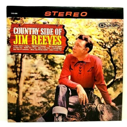 1962 Country Side of Jim Reeves LP Record Album Vinyl Vintage (P1)