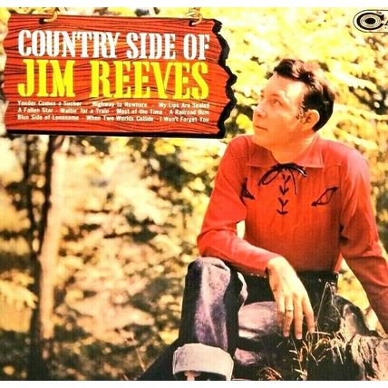 1962 Country Side of Jim Reeves LP Record Album Vinyl Vintage (P1)