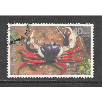 THAILAND 1994 SG1738 CRAB RED LEGGED 10BAHT USED