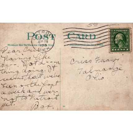 ZAYIX Postcard Great Lakes Steamer SS North Land Northern Steamship Co.c1913