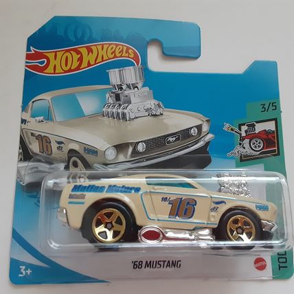 2021 Hot Wheels '68 Ford Mustang RARE Short Card HW Tooned