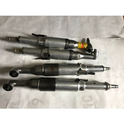 4 STANLEY CRN13FT-M977 PNEUMATIC RIGHT ANGLE NUTRUNNER 3/8",A-4031,A40LATAM-10F3