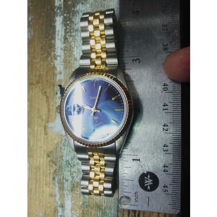 John Weitz Two Tone Men's Watch Sz. 7 1/4" New Battery