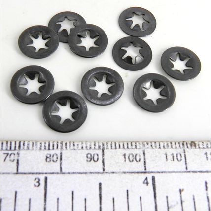 Rondelle Starlock pour diamètre 4mm - paquet de 10