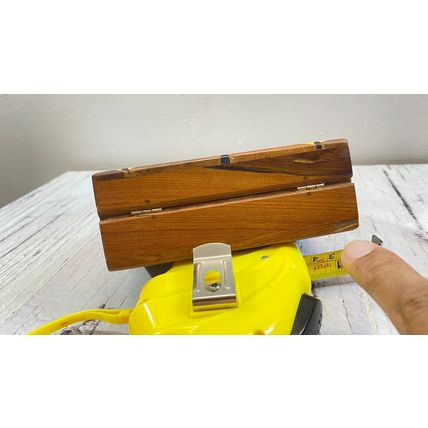 Vintage Exquisite Thuya Burl Wooden Jewelry Box, Timeless Keepsake Chest from th