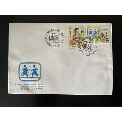Cabo Verde 2000 Mi. 771 - 772 FDC Aldeia Infantil SOS Villages d'Enfants