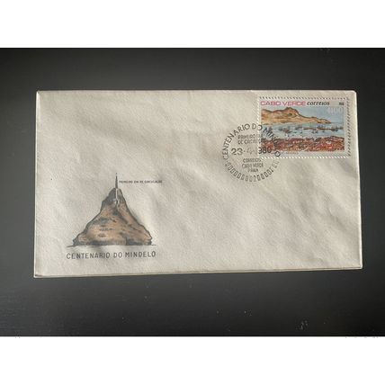 Cabo Verde 1980 Mi. 403 FDC Centenario do Mindelo 100 years anos Jahre ans